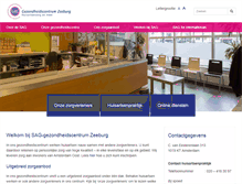 Tablet Screenshot of gzc-zeeburg.nl